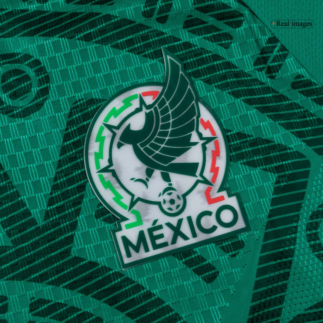 S.GIMENEZ #11 Mexique Domicile Maillot - Coupe du Monde 2026 Vert Joueur