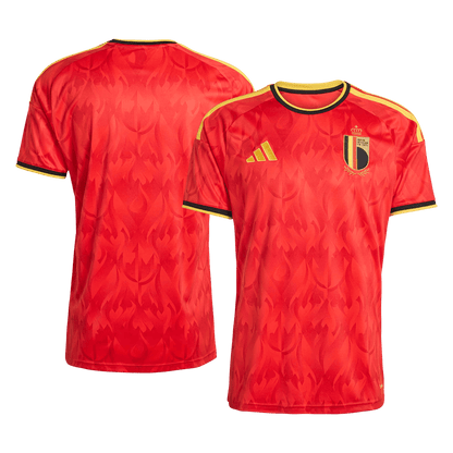 Belgique Domicile Maillot - Coupe du Monde 2026 Rouge Grande Taille