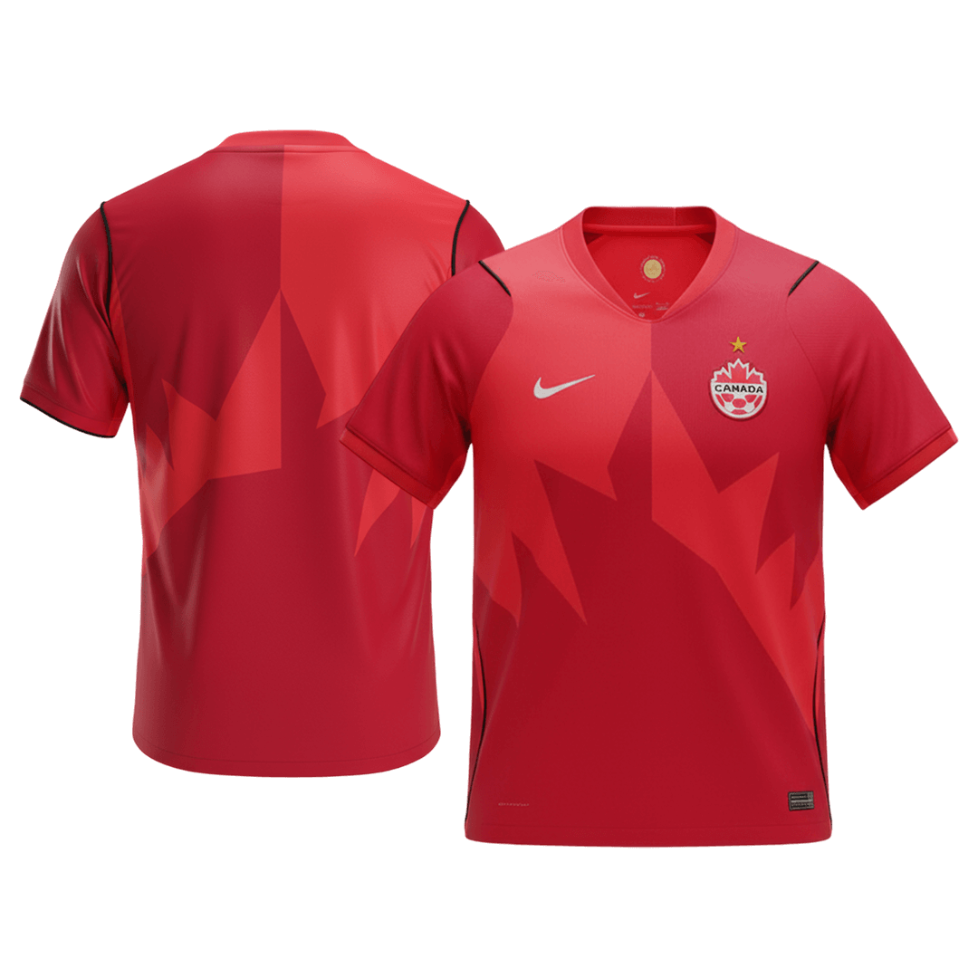 Canada Domicile Maillot Coupe du Monde 2026 Rouge