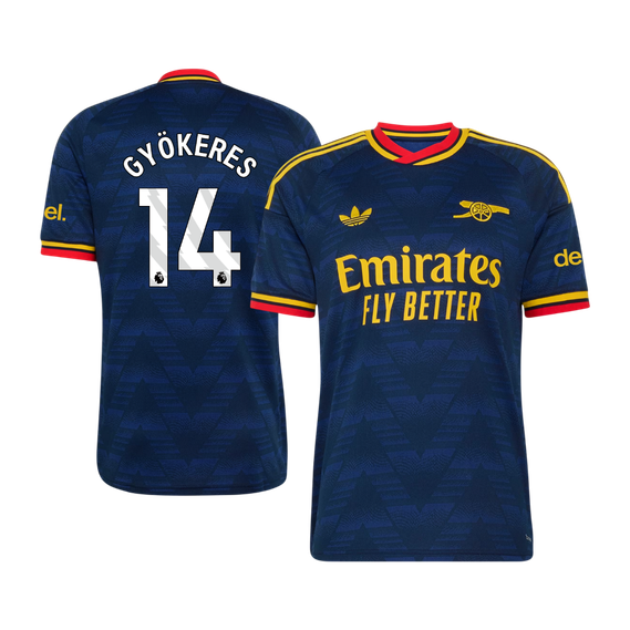 GYÖKERES #14 Arsenal Extérieur Maillot 2026/27 Bleu marine