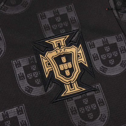Portugal Maillot Coupe du Monde 2026 Noir Grande Taille