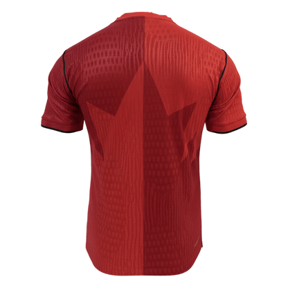 Canada Domicile Maillot Coupe du Monde 2026 Rouge Joueur