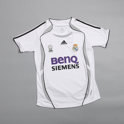 SERGIO RAMOS #4 Retro Real Madrid Domicile Maillot 2006/07