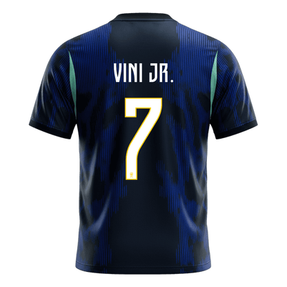 VINI JR. #7 Brésil Extérieur Maillot - Coupe du Monde 2026 Bleu marine