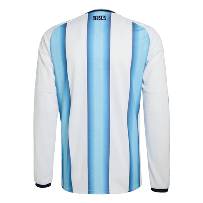 Argentine Domicile Maillot Manches Longues - Coupe du Monde 2026 Blue&White Grande Taille