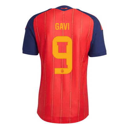 GAVI #9 Espagne Domicile Maillot - Coupe du Monde 2026 Rouge Joueur