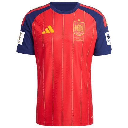 Espagne Domicile Maillot - Coupe du Monde 2026 Rouge Joueur FIFA World Cup 2026 Final Match Edition (With Patches)