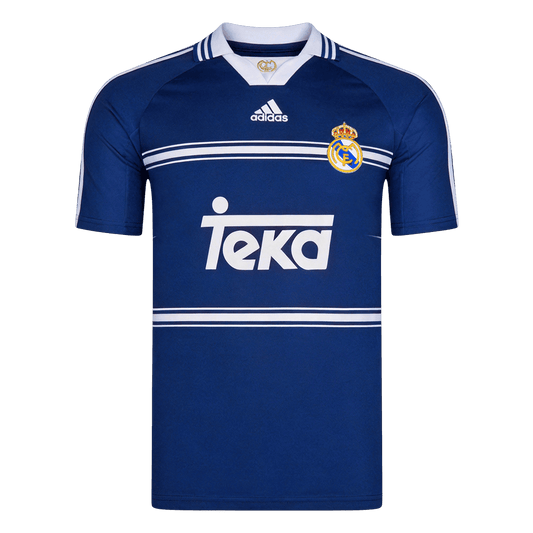 Retro Real Madrid Extérieur Maillot 1998/99 Bleu marine