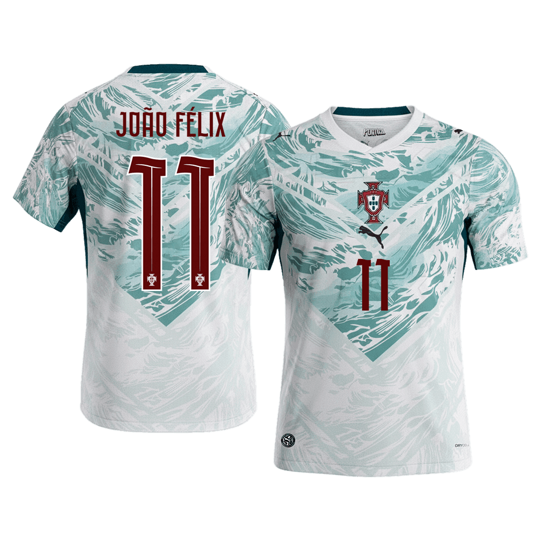JOÃO FÉLIX #11 Portugal Extérieur Maillot - Coupe du Monde 2026 White&Green