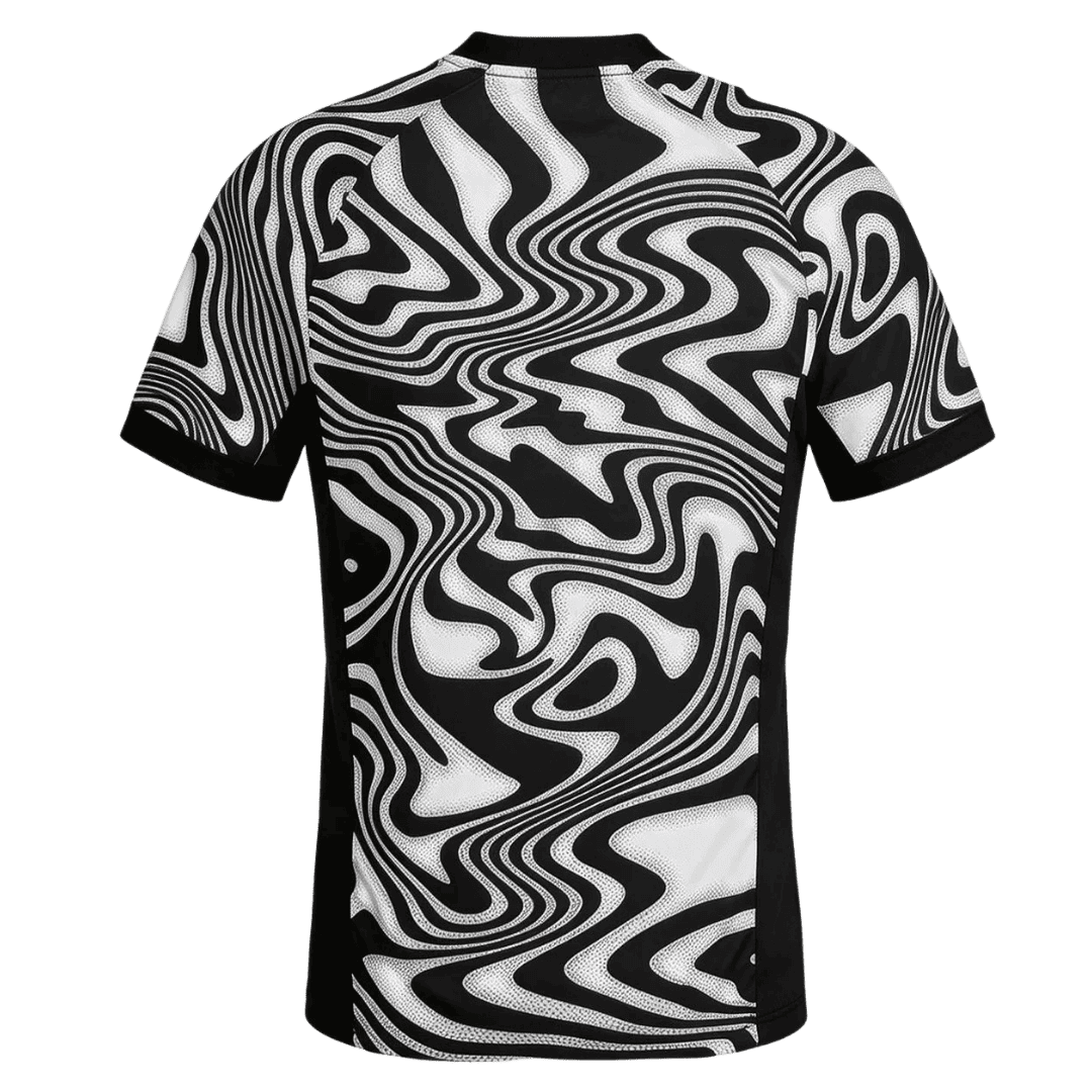 Brésil Maillot - Coupe du Monde 2026 Black &White Grande Taille