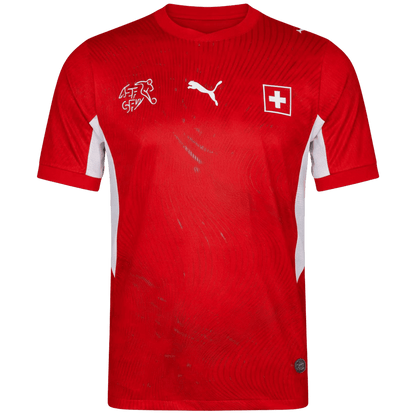 Suisse Domicile Maillot - Coupe du Monde 2026 Rouge Joueur