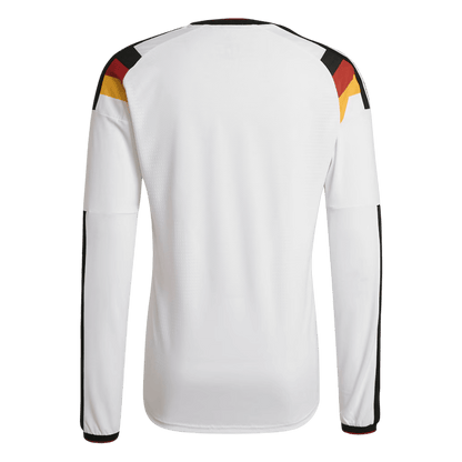 Allemagne Domicile Maillot Manches Longues - Coupe du Monde 2026 Blanc Grande Taille