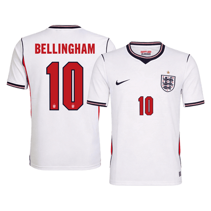 BELLINGHAM #10 Angleterre Domicile Maillot - Coupe du Monde 2026 Blanc