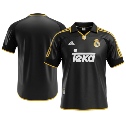 Retro Real Madrid Extérieur Maillot 1999/01 Noir