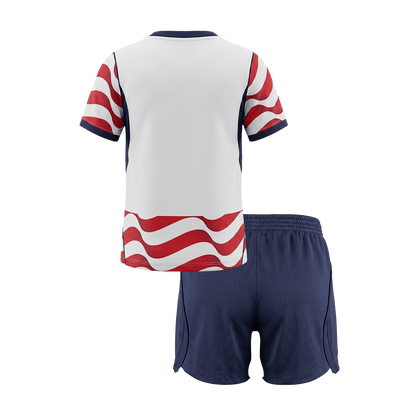 États-Unis Domicile Maillot Kit - Coupe du Monde 2026 Rouge&Blanc