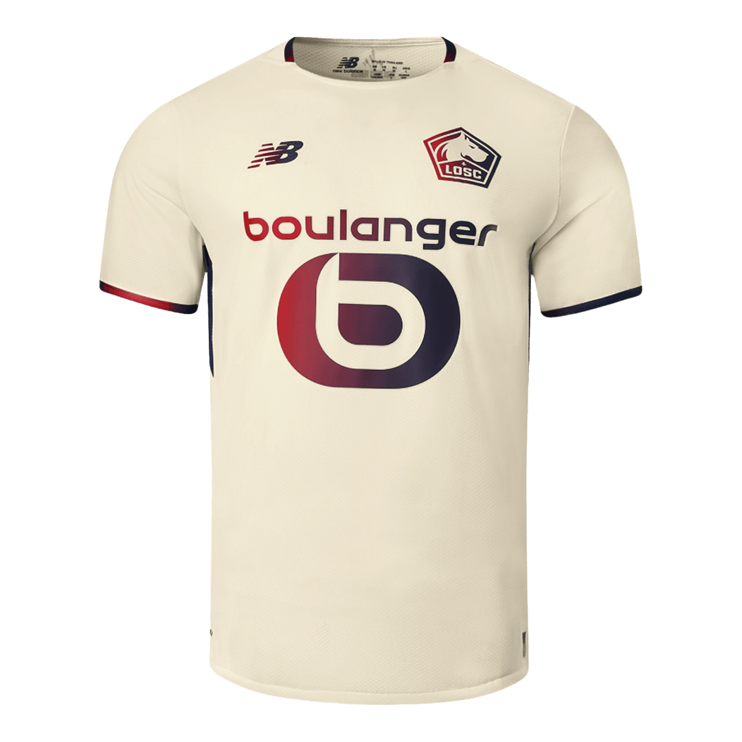 LOSC Extérieur Maillot 2025/26 Beige Grande Taille