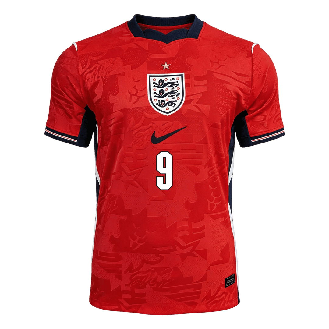 KANE #9 Angleterre Extérieur Maillot - Coupe du Monde 2026 Rouge
