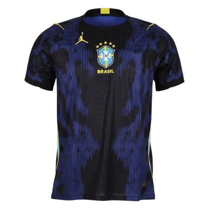 Brésil Extérieur Maillot Coupe du Monde 2026 Bleu marine