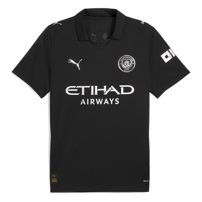 REIJNDERS #4 Manchester City Extérieur Maillot 2025/26 Noir