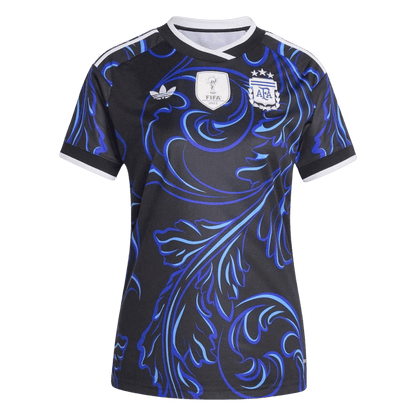 Femme Argentine Extérieur Maillot - Coupe du Monde 2026 Noir