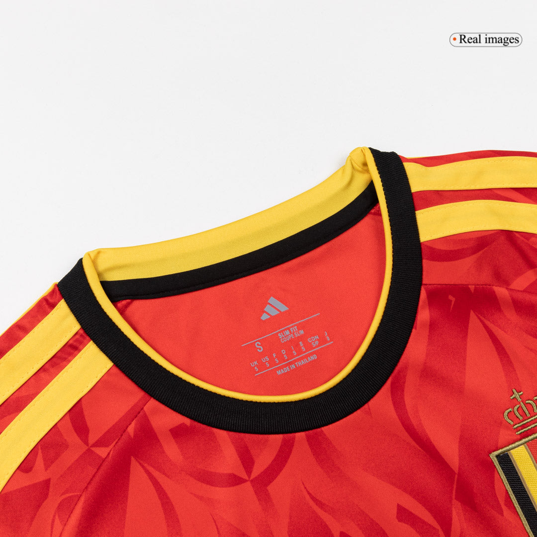 DE BRUYNE #7 Belgique Domicile Maillot - Coupe du Monde 2026 Rouge