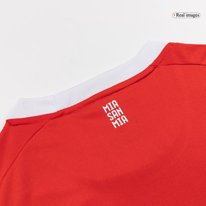 Munich Domicile Maillot 2025/26 Rouge - Super Grande Taille
