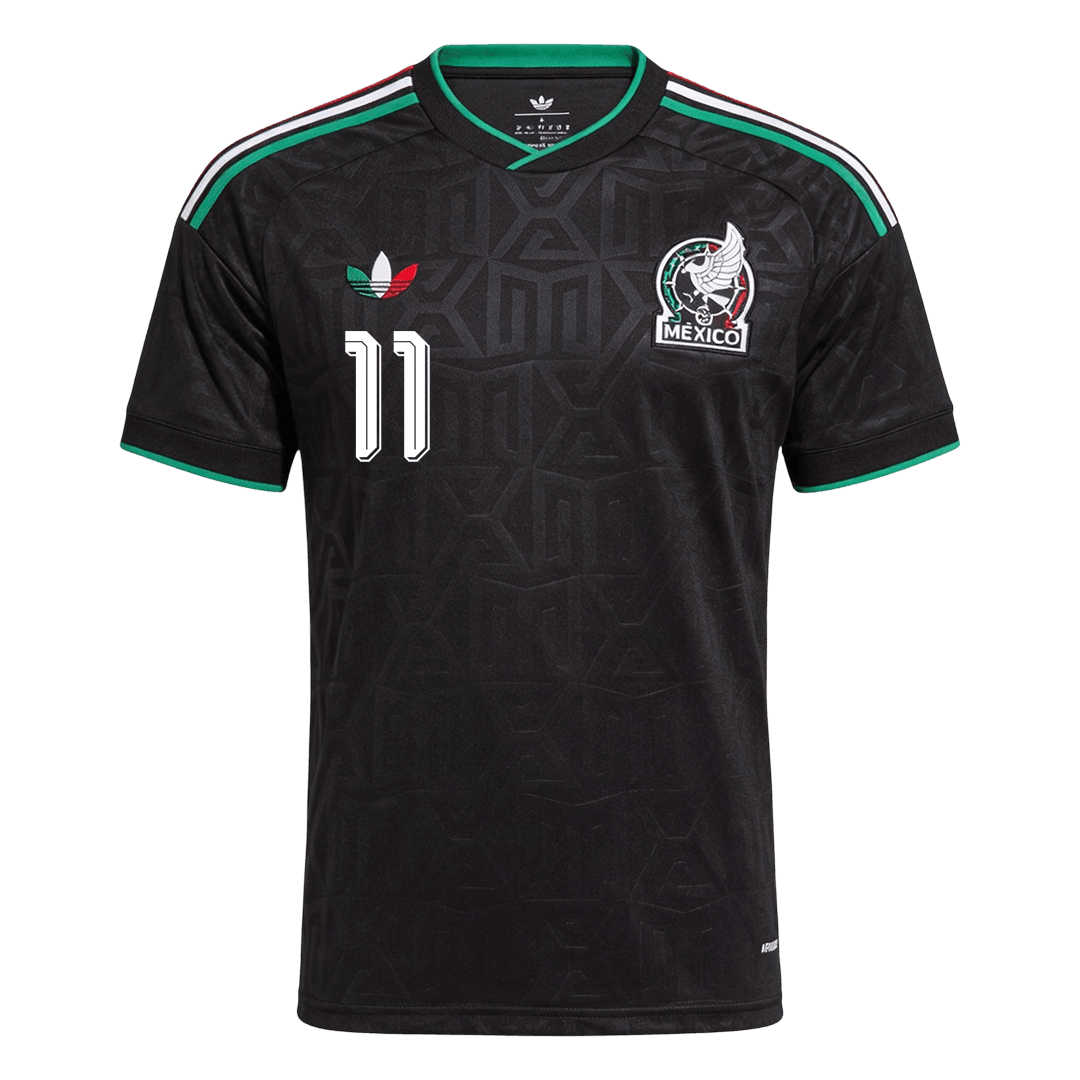 S.GIMENEZ #11 Mexique Third Maillot - Coupe du Monde 2026 Noir