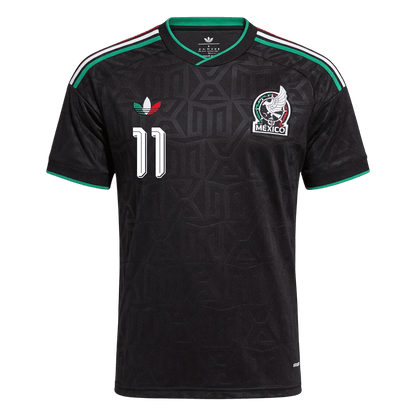 S.GIMENEZ #11 Mexique Third Maillot - Coupe du Monde 2026 Noir