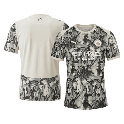 Manchester City Maillot 2025/26 Noir&Blanc