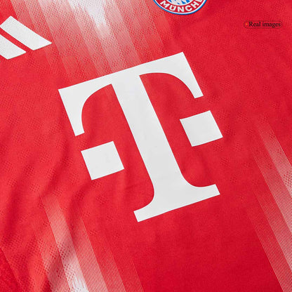 Munich Domicile Maillot 2025/26 Rouge Joueur Grande Taille