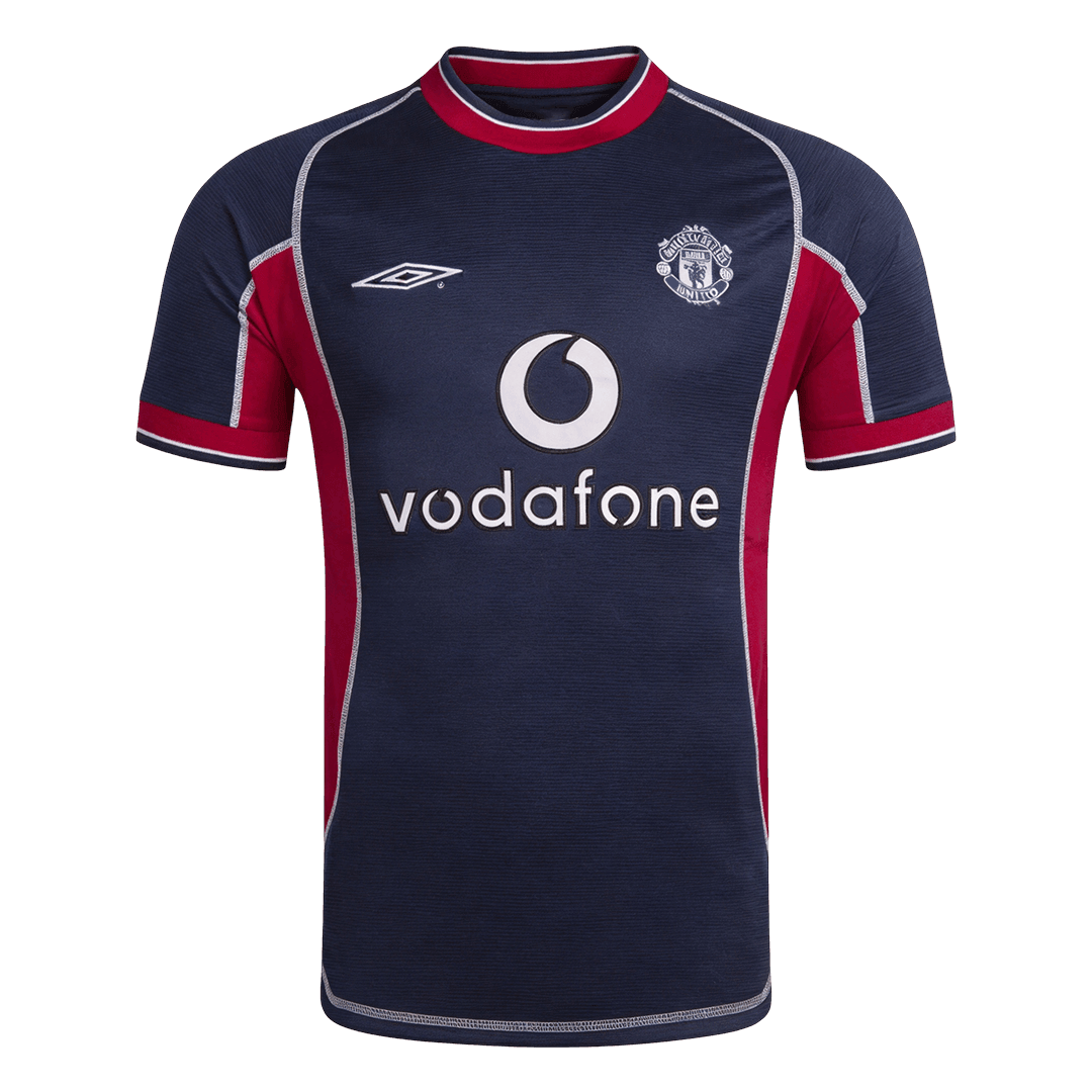 Retro Manchester United Third Maillot 2000/01 Bleu marine