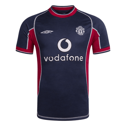 Retro Manchester United Third Maillot 2000/01 Bleu marine
