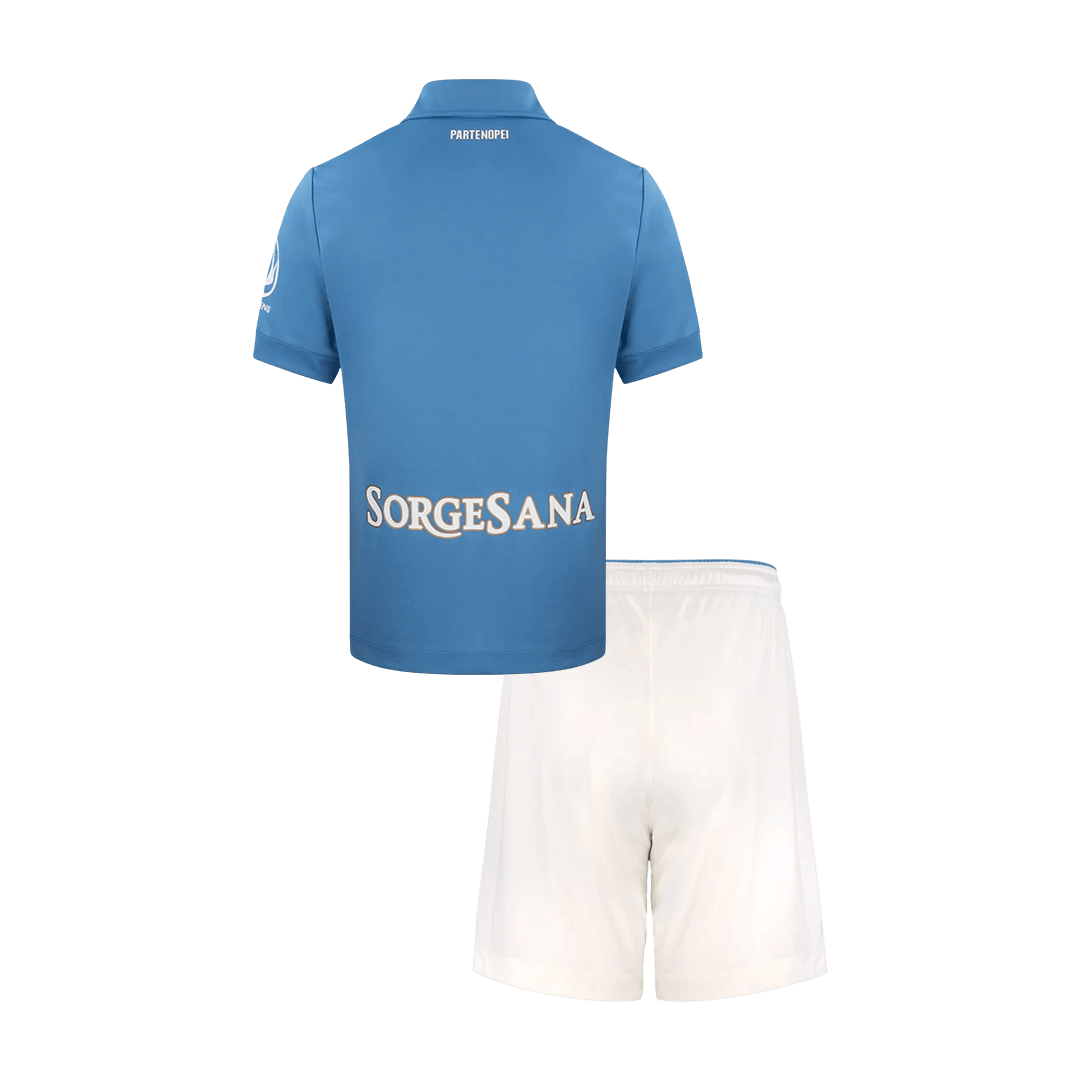 Naples Domicile Maillot Kit 2026/27 Enfant Bleu