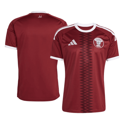Qatar Domicile Maillot - Coupe du Monde 2026 Rouge Grande Taille