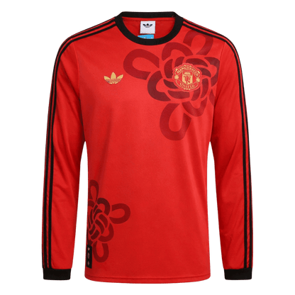 Manchester United Maillot Manches Longues 2025/26 Rouge Grande Taille
