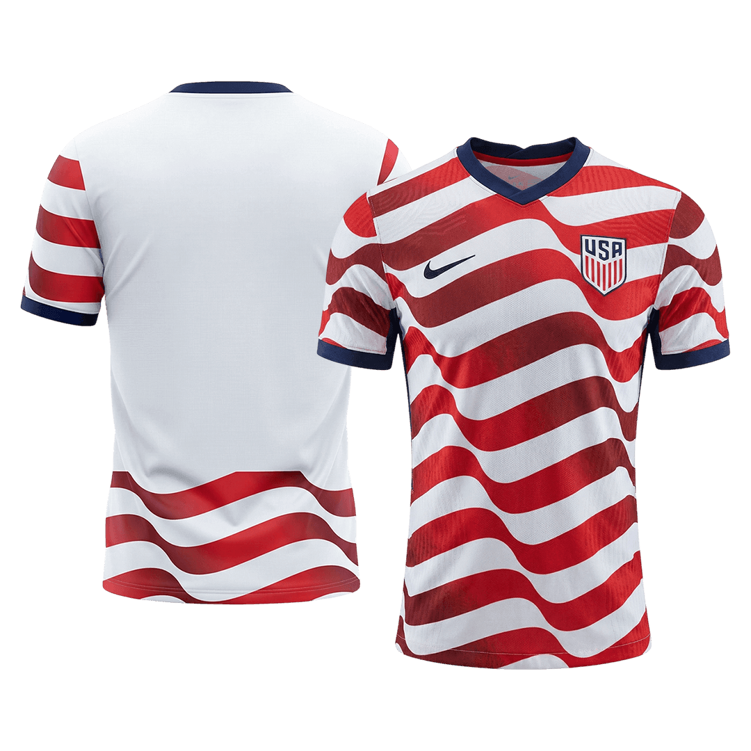 États-Unis Domicile Maillot - Coupe du Monde 2026 Rouge&Blanc Grande Taille