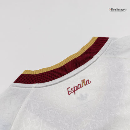 LAMINE YAMAL #19 Espagne Extérieur Maillot - Coupe du Monde 2026 Blanc Joueur