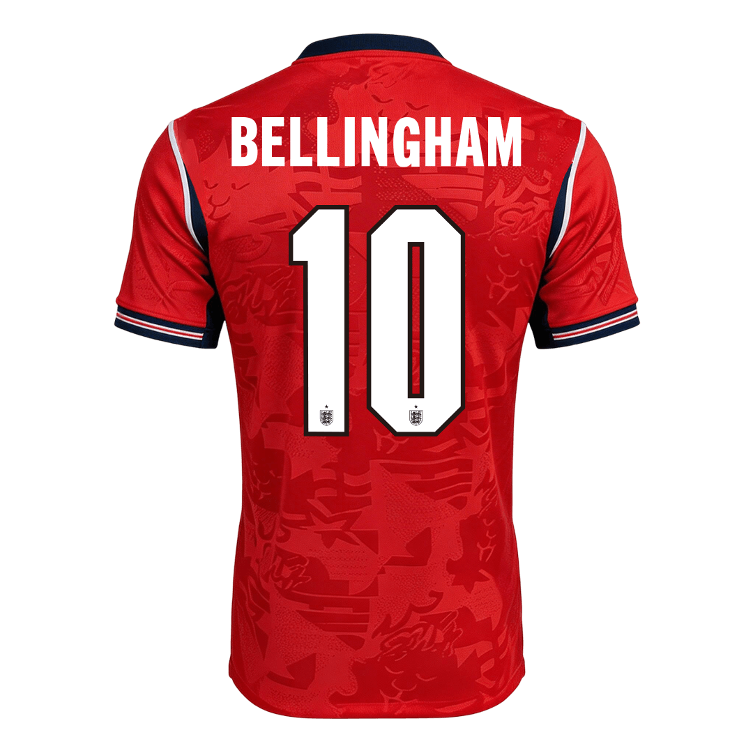 BELLINGHAM #10 Angleterre Extérieur Maillot - Coupe du Monde 2026 Rouge Joueur