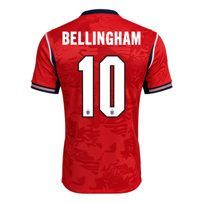 BELLINGHAM #10 Angleterre Extérieur Maillot - Coupe du Monde 2026 Rouge Joueur