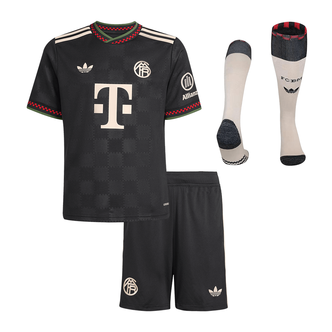 Munich Third Maillot Kit 2025/26 Enfant Noir