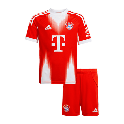Munich Domicile Maillot Kit 2025/26 Enfant Rouge