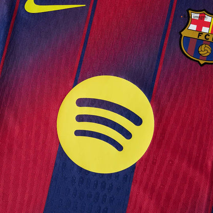 LAMINE YAMAL #10 Barcelone Domicile Maillot 2025/26 Rouge et Bleu Authentique