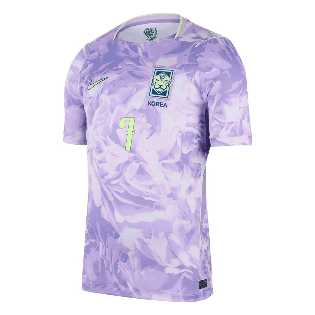 HEUNGMIN #7 Corée du Sud Extérieur Maillot - Coupe du Monde 2026 Violet
