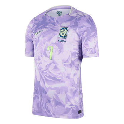 HEUNGMIN #7 Corée du Sud Extérieur Maillot - Coupe du Monde 2026 Violet