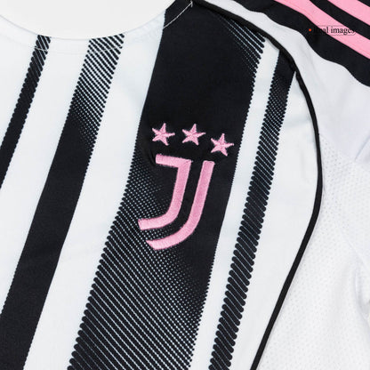 Femme Juventus Domicile Maillot 2025/26 Noir&Blanc