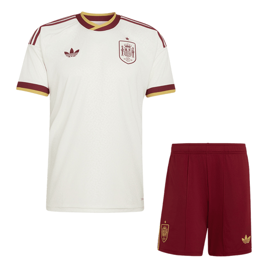 Espagne Extérieur Maillot Kit - Coupe du Monde 2026 Blanc