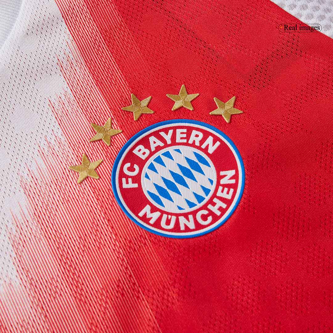 Munich Domicile Maillot 2025/26 Rouge Joueur Grande Taille