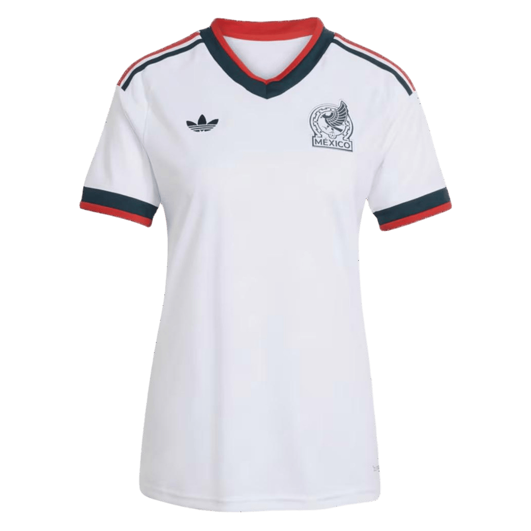 Femme Mexique Extérieur Maillot - Coupe du Monde 2026 Blanc