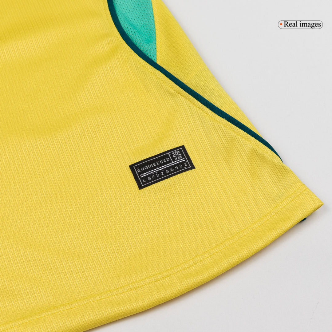 Femme Brésil Domicile Maillot - Coupe du Monde 2026 Jaune