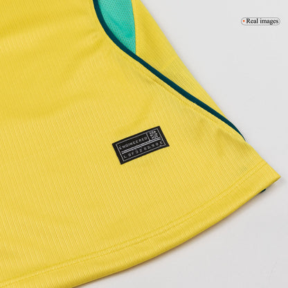 Femme Brésil Domicile Maillot - Coupe du Monde 2026 Jaune